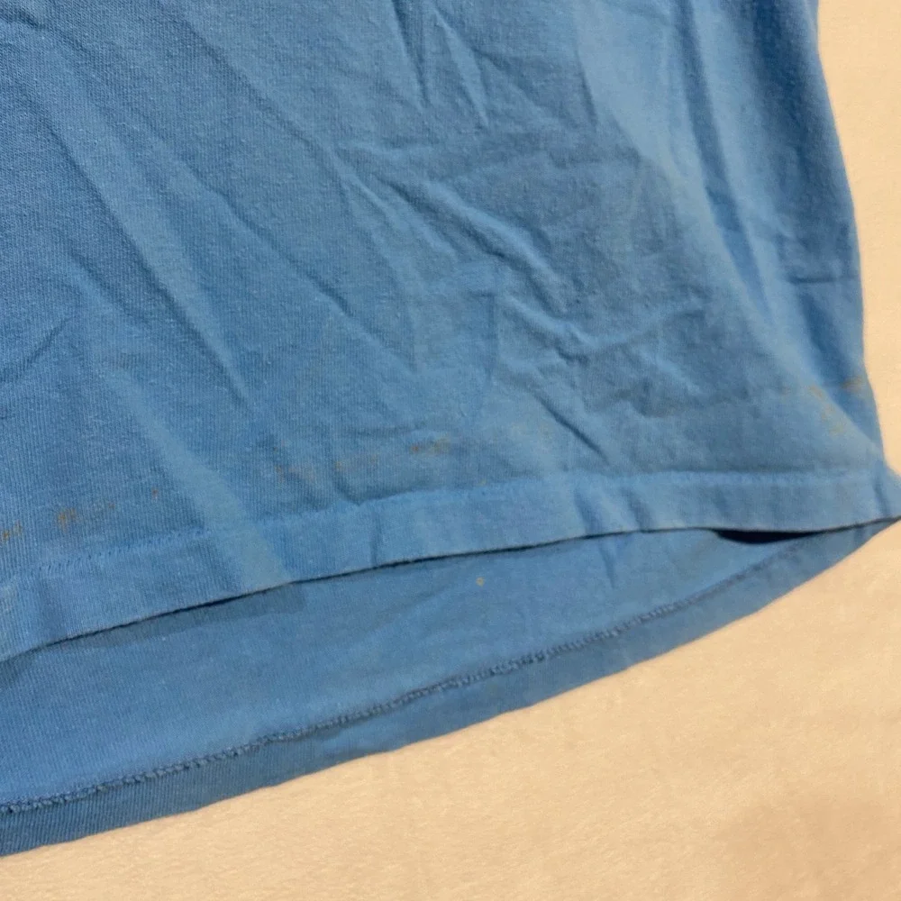 Vintage Jimmy'Z Boogie Woody T Shirt Blue Graphic Surf Skate 80s Made in USA M - Picture 3 of 12